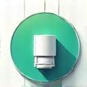 Icon representing smart home devices and gadgets like smart speakers and lights